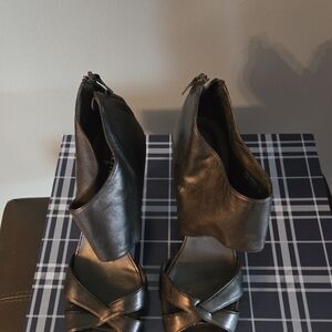 Cole Haan Black Heeled Sandals